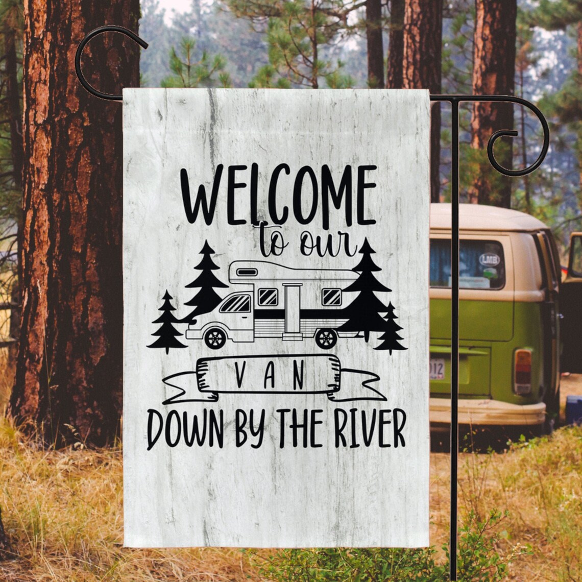 Funny Camping Flags Funny RV Signs Funny Campsite Flag Van Etsy