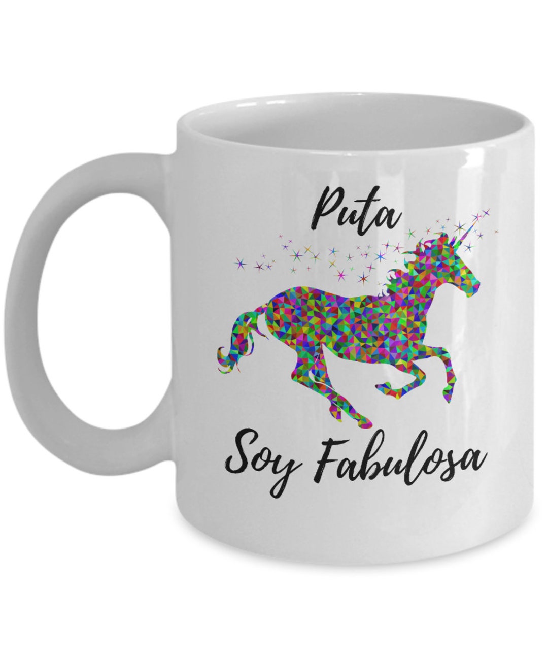 Funny Unicorn Mug Spanish Mug Spanish Coffee Mug Mugs En Espanol Funny