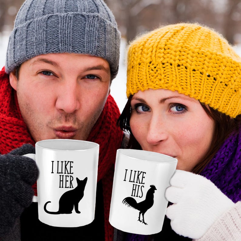Funny Couples Mugs Naughty Couples Mugs Couples Mug Set Gag Etsy