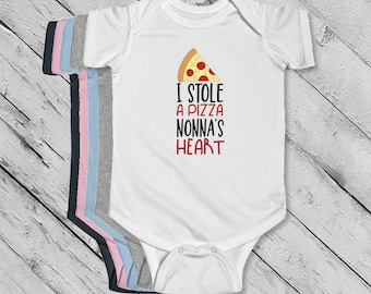 Nonna Baby Clothing, Pizza Baby Clothes, Italian Baby Clothes, Italian Baby Gift, Italian Baby Outfit, Pizza Baby Gift, Italian Grandmother