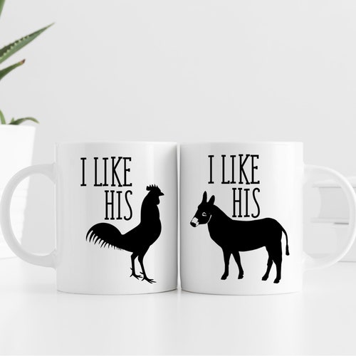 Gay Couple Mugs, Gay Couple Coffee Mugs, Funny Gay Mug Set, Gay Couple Gift, His and His Mugs, Funny Gay Gift, Gay Couple Matching Cups