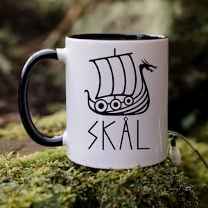 Viking Mug, Viking Coffee Cup, Nordic Mug, Swedish Viking, Norwegian Coffee Cup, Viking Gifts for Men and Women, Viking Gifts for Him & Her