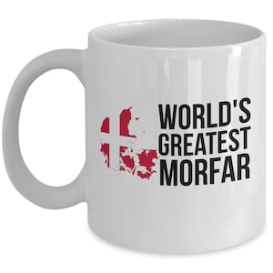 Morfar Mug - Danish Coffee Cup - Danish Coffee Mug - Denmark Coffee Mug - Danish Mug - Danish Gifts - Danish Cup - Danish Gifts For Men