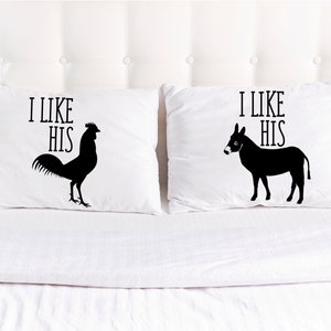 Gay Pillowcases, Gay Bedding, Funny Gay Gift, Gay Couple Gift, Gay Valentine&#39;s Day Gift, Gay Pillow Covers Set, King and King, Queer Pillow