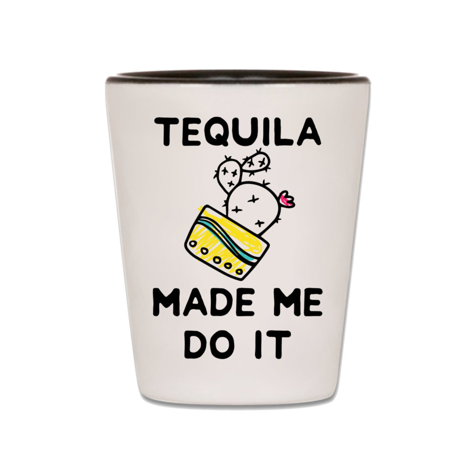 Tequila Shot Glasses Cactus Shot Glasses Funny Shot Glass Etsy