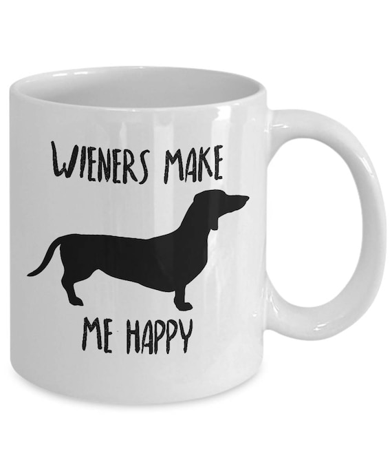 11 oz Mug Funny Novelty Coffee Cup For Doxie Wiener Dog Lovers Dachshund Mug 