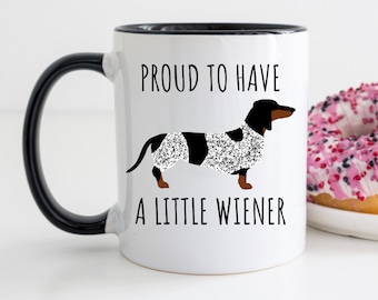 Piebald Dachshund Mug, Dachshund Coffee Mug, Piebald Dachshund Gifts, Dachshund Coffee Cups, Funny Dachshund Mug, Daschund Mug, Doxie Mug
