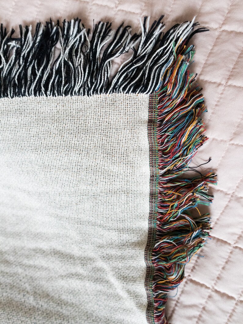 Personalized christmas blanket custom names gift plaid etsy