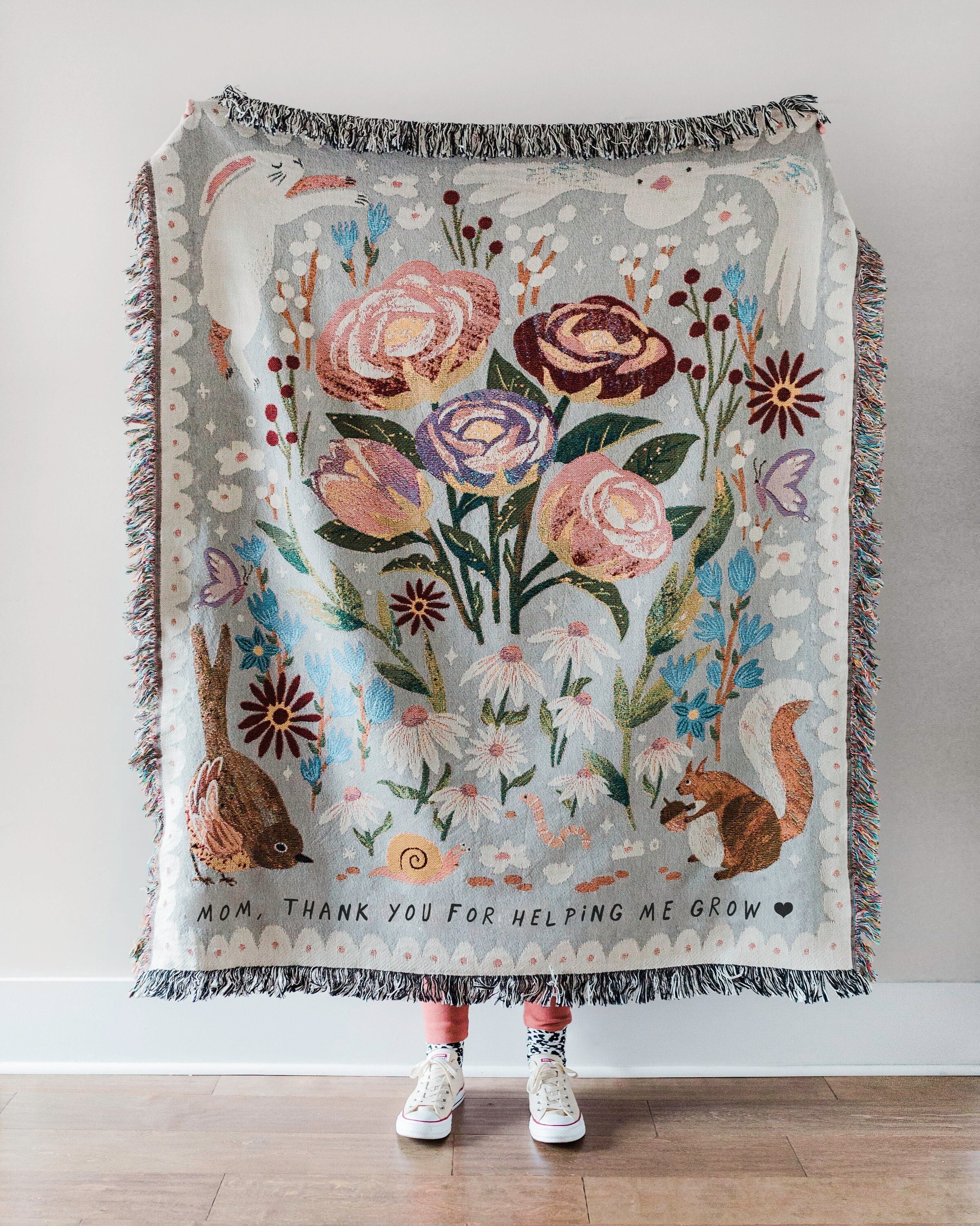 Mother throw blanket hot sale