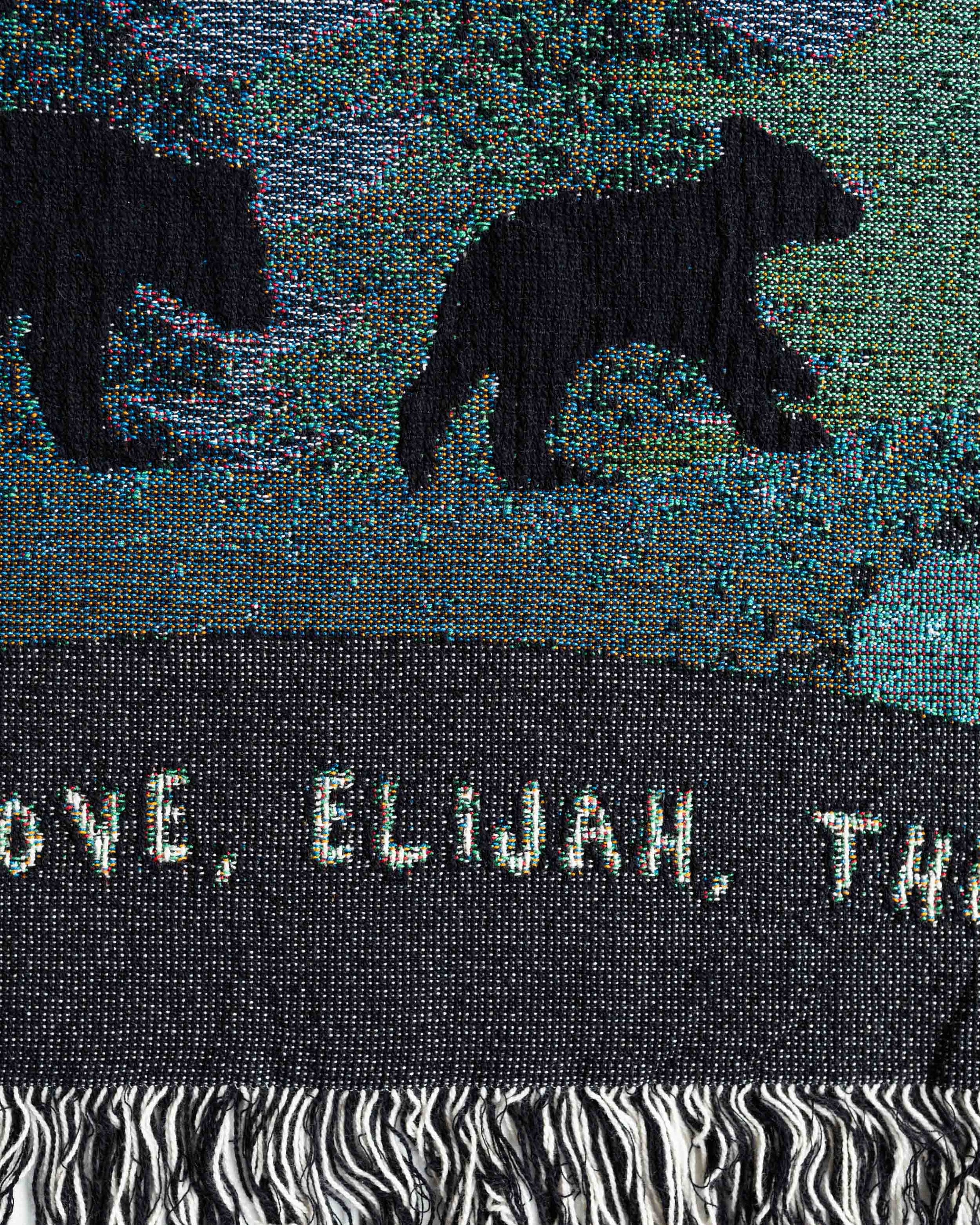 Mom or Dad Gift Blanket: Present from Kids, Fathers Mothers Day, Papa Mama Bear Woven Throw, Unique Thoughtful Birthday, Personalized Custom