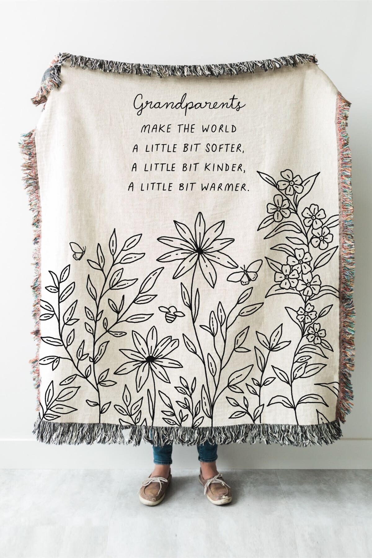 Photo blanket for grandparents hotsell