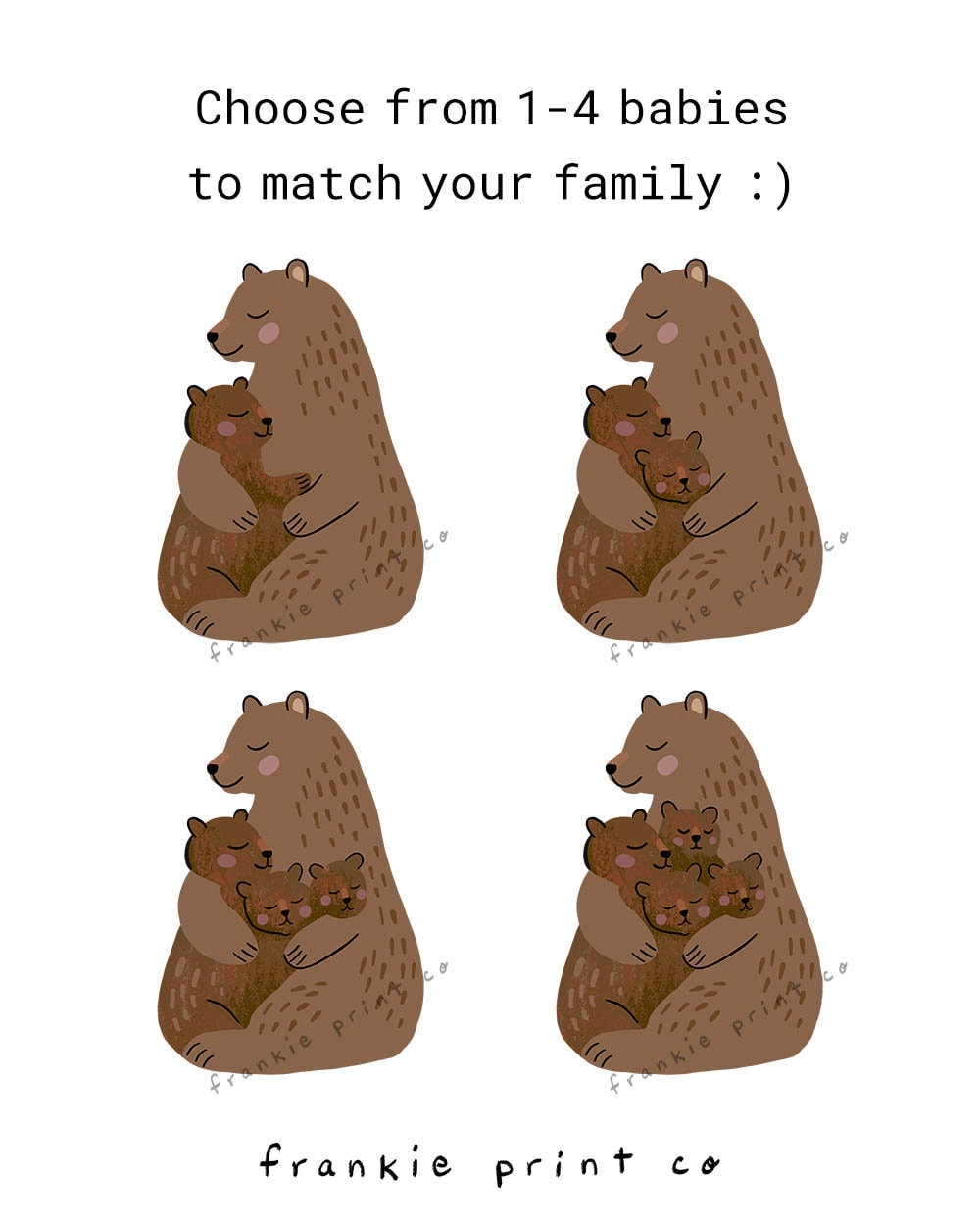 Mothers Day Gift: Mama Bear Blanket, Present for Mom from Kids, Unique Thoughtful Birthday Christmas, Personalized Custom Woven Throw