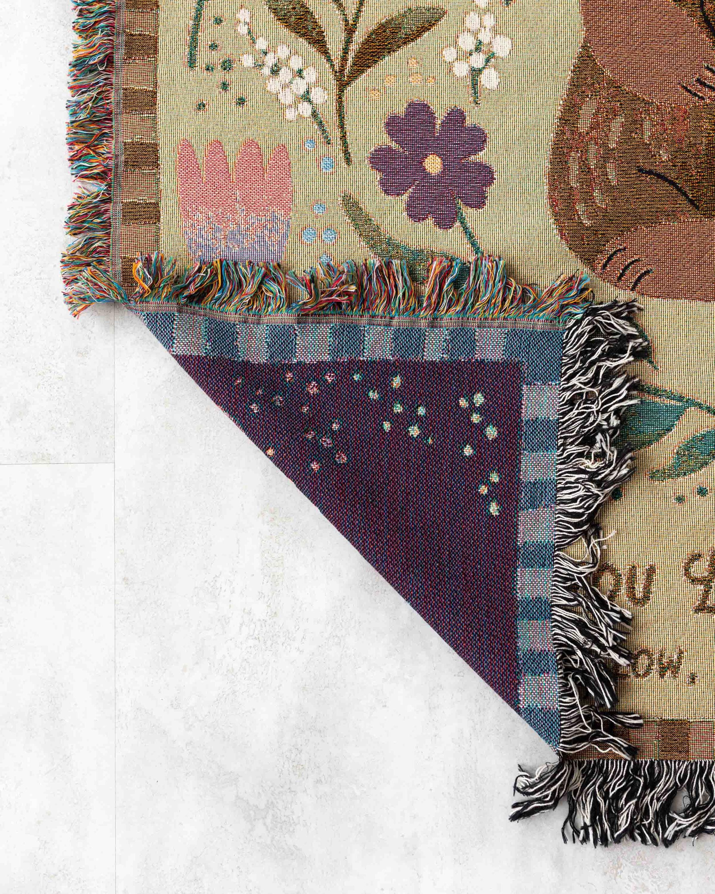 Mothers Day Gift: Mama Bear Blanket, Present for Mom from Kids, Unique Thoughtful Birthday Christmas, Personalized Custom Woven Throw