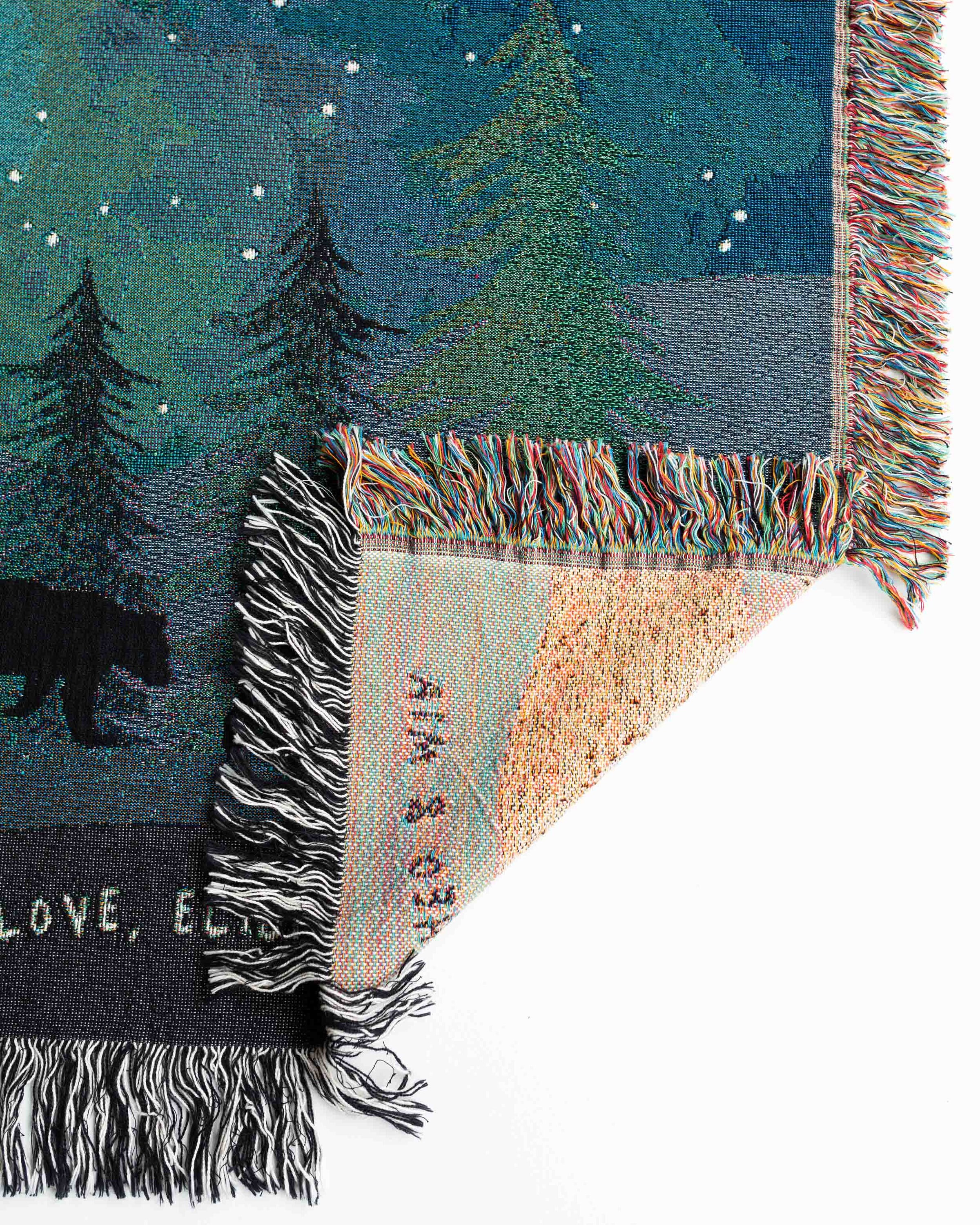 Mom or Dad Gift Blanket: Present from Kids, Fathers Mothers Day, Papa Mama Bear Woven Throw, Unique Thoughtful Birthday, Personalized Custom