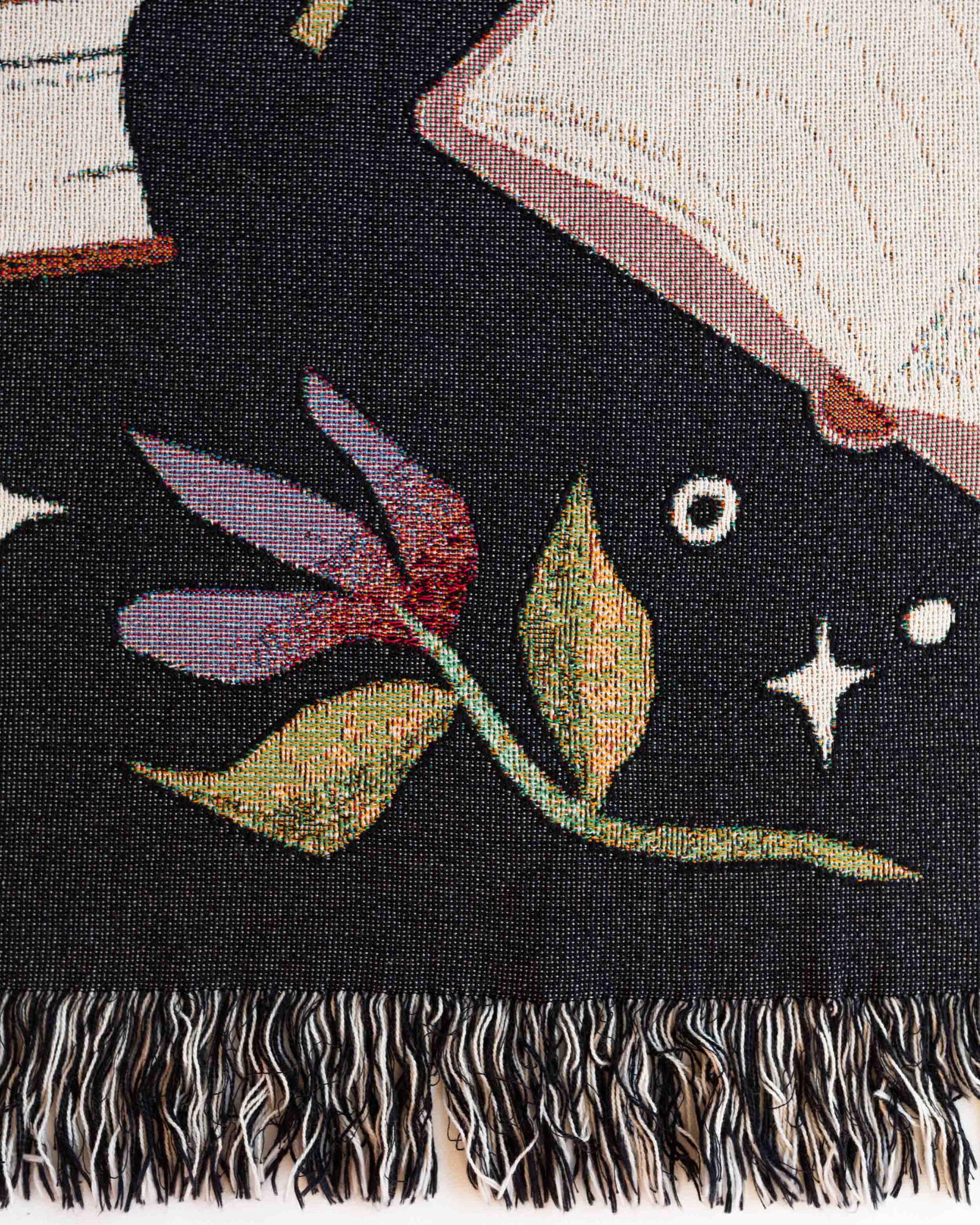 Books and Blooms Blanket: Personalized Gift for Fantasy Reader, Woven Gift for Her, Cozy Dark Academia