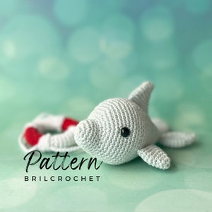 Amigurumi Dolphin Crochet Pattern: Marine Animal Toy (PDF Pattern)