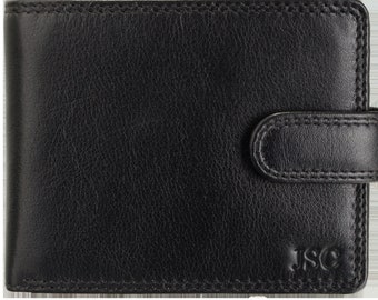 PERSONALISE / ENGRAVE / EMBOSS Mens Large Leather Wallet With rfid Blocking Technology - Gift Boxed - Best Selling mans wallets