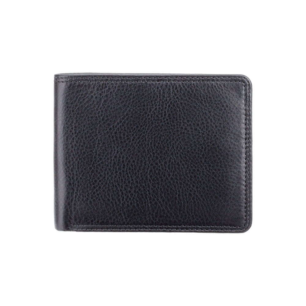 VISCONTI RFID Premium Leather Cash and Coin Wallet Black - Etsy