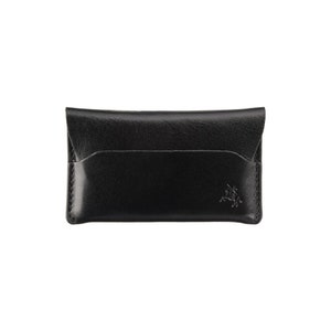 Akira Micro Black Wallet by VISCONTI - Handmade Leather Card Wallet - RW52 Black\Monza