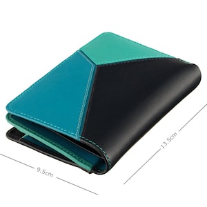 Bolsa RFID mais vendida da VISCONTI - Coleção Barcelona - Blue Bell - Porta-moedas com carteira para cartão - BRC97 - Rosa