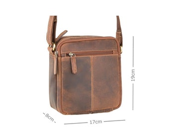 visconti leather messenger bag