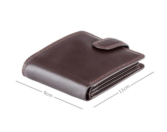 Portafoglio Da Uomo Con Blocco RFID Portafoglio Da Uomo In Pelle