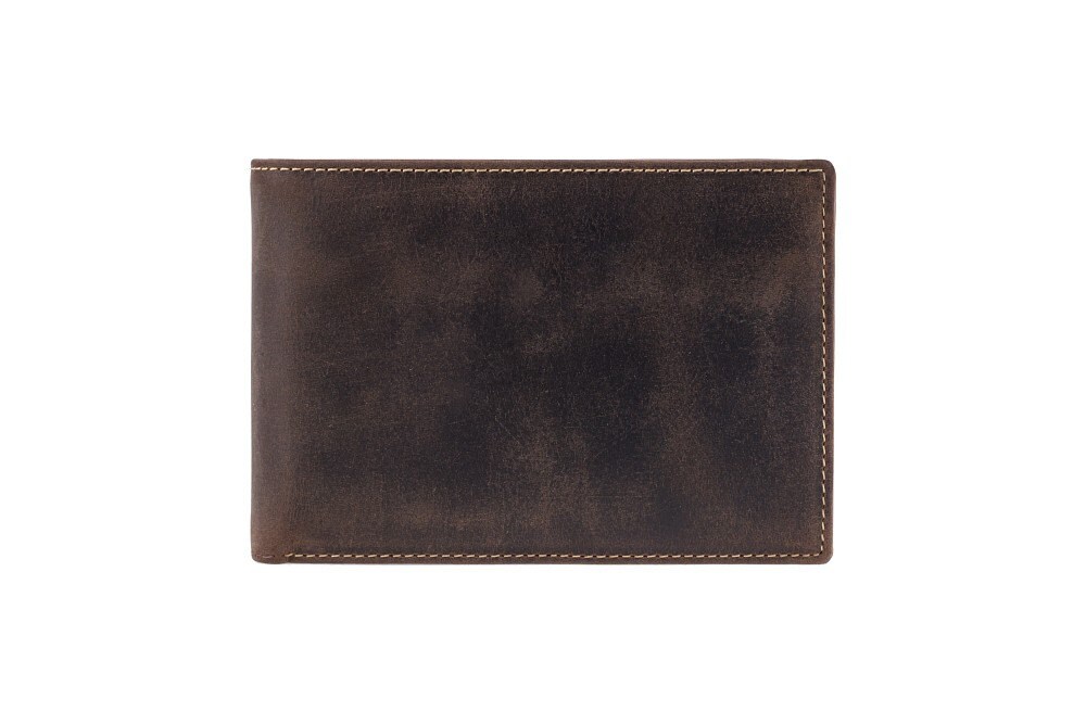 VISCONTI Leather Passport Wallet With RFID Oil Brown Jet Etsy UK