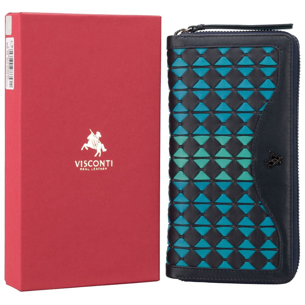 ◇Archivepke◇ epke card wallet(Blue orchid) Wave Cardholder (Sky Blue) - Getty Museum Store
