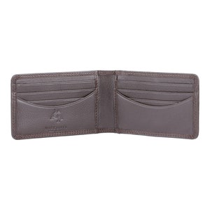 VISCONTI RFID Premium Small Leather Card Holder Wallet - Dark Brown - Mens Card Wallet - Leather Wallets for Men - HT5 - Gift Boxed