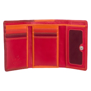 Cartera pequeña triple en rojo - RB39 - Biola - Monedero para mujer