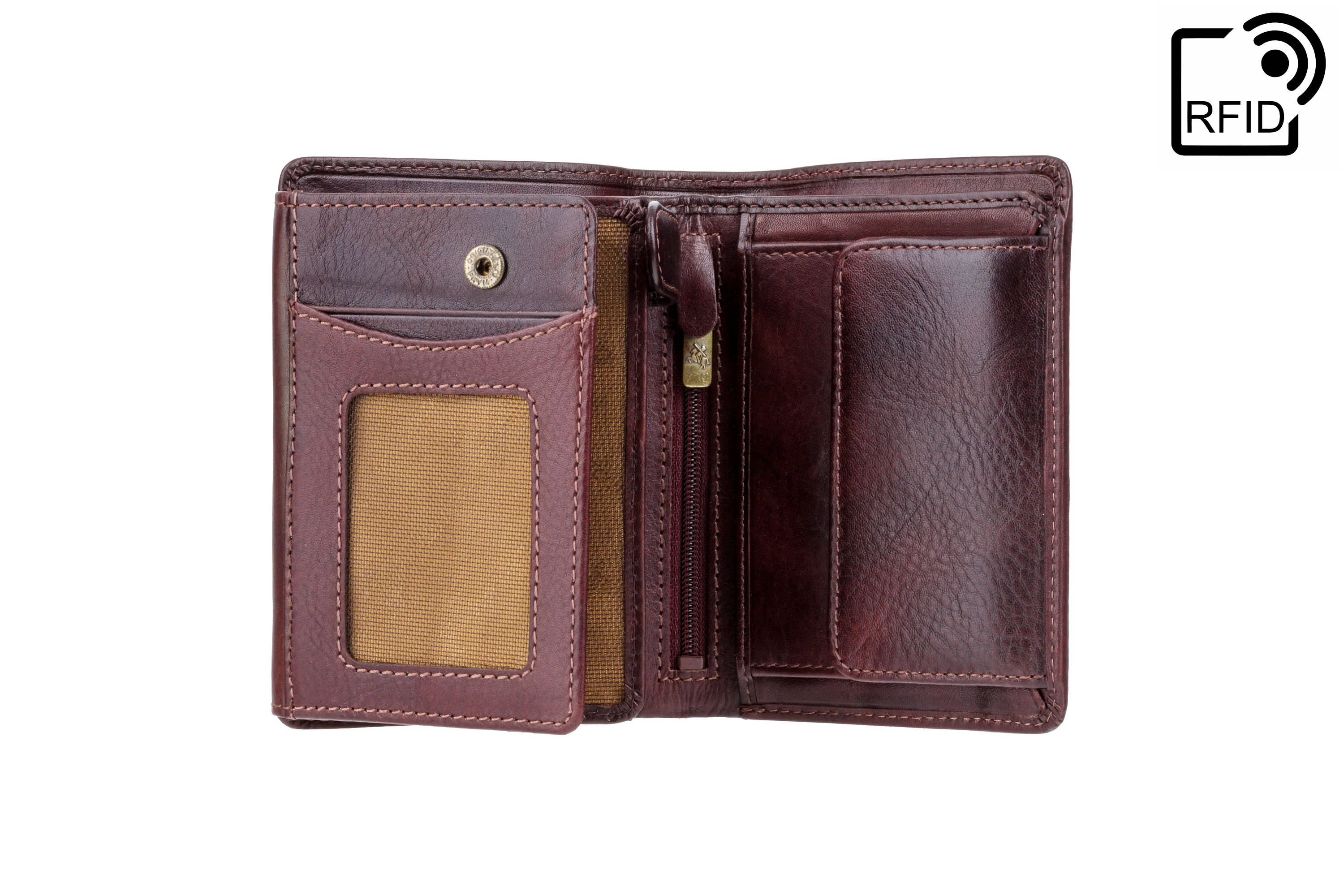 VISCONTI Luxury Brown Leather Wallet With RFID Protection Etsy UK