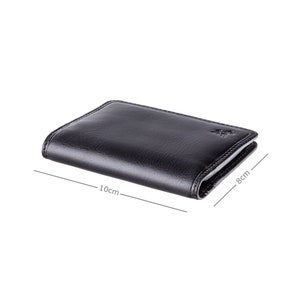 VISCONTI RFID Slim Leather Card Holder Luxury Black - Etsy