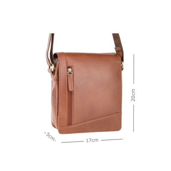 VISCONTI Sling Bags Collection Bobbie Tan Leather Bag Etsy Canada