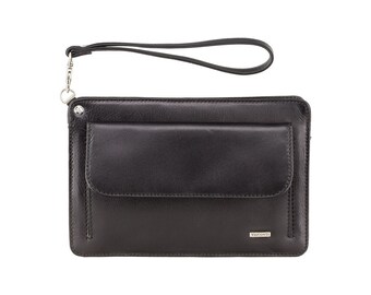 Men's Genuine Leather Handbag Small Tote Organizer Wallet Clutch Wrist Bag Purse Men's Genuine Leather Handbag Small Tote Organizer Wallet Clutch Wrist Bag Purse