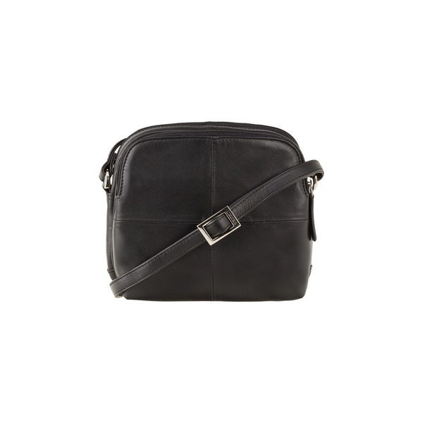 VISCONTI Atlantic Flapovers Collection - Holly - Black - Leather Bag for Ladies - Soft Leather Bag - Ladies Bag - 18939