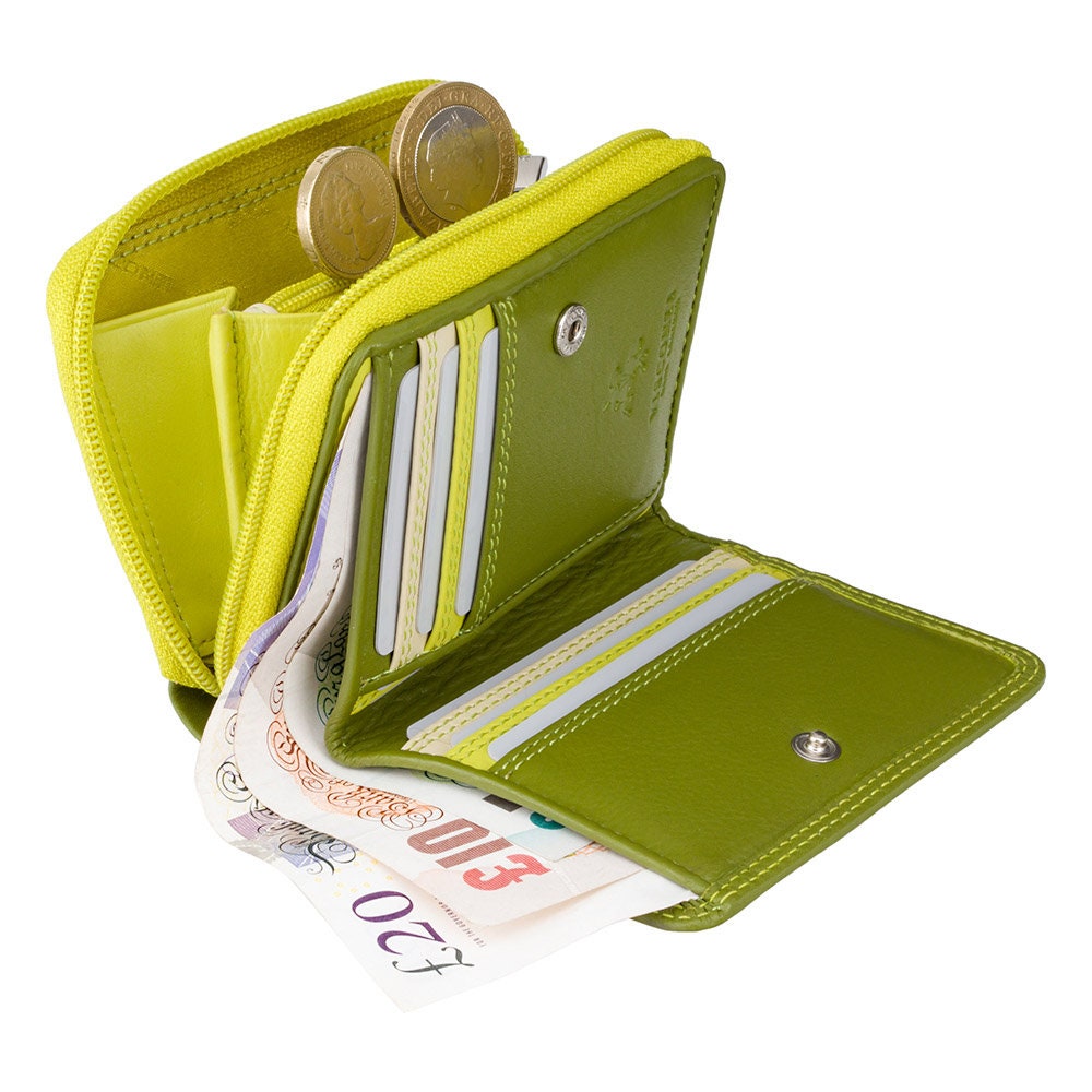 Sweet RFID Purse in Green - Rainbow Collection - Lime