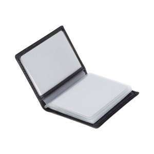 Visconti TC1 - zwart - kaarthouder - superdunne leren kaarthouder - handgemaakt premium leer - TC1