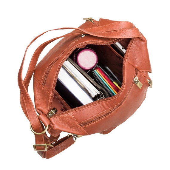 Leather Backpack for Ladies - VISCONTI Rucksack for Women  display picture 1