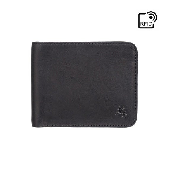 Picasso and Co Slim Wallet Money Clip in Calf Leather Black, Brown, Blue, Navy Blue, Tan and Gray