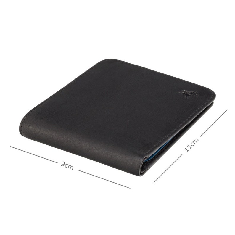 Porte-Cartes De Crédit Visconti Slim – Cuir Souple, 3 Fentes + Fenêtre ID, Format Compact 10.5x7 Cm