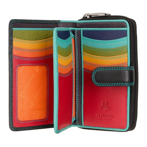 Small RFID Purse Wallet for Cards Notes and Coins Ladies - Etsy