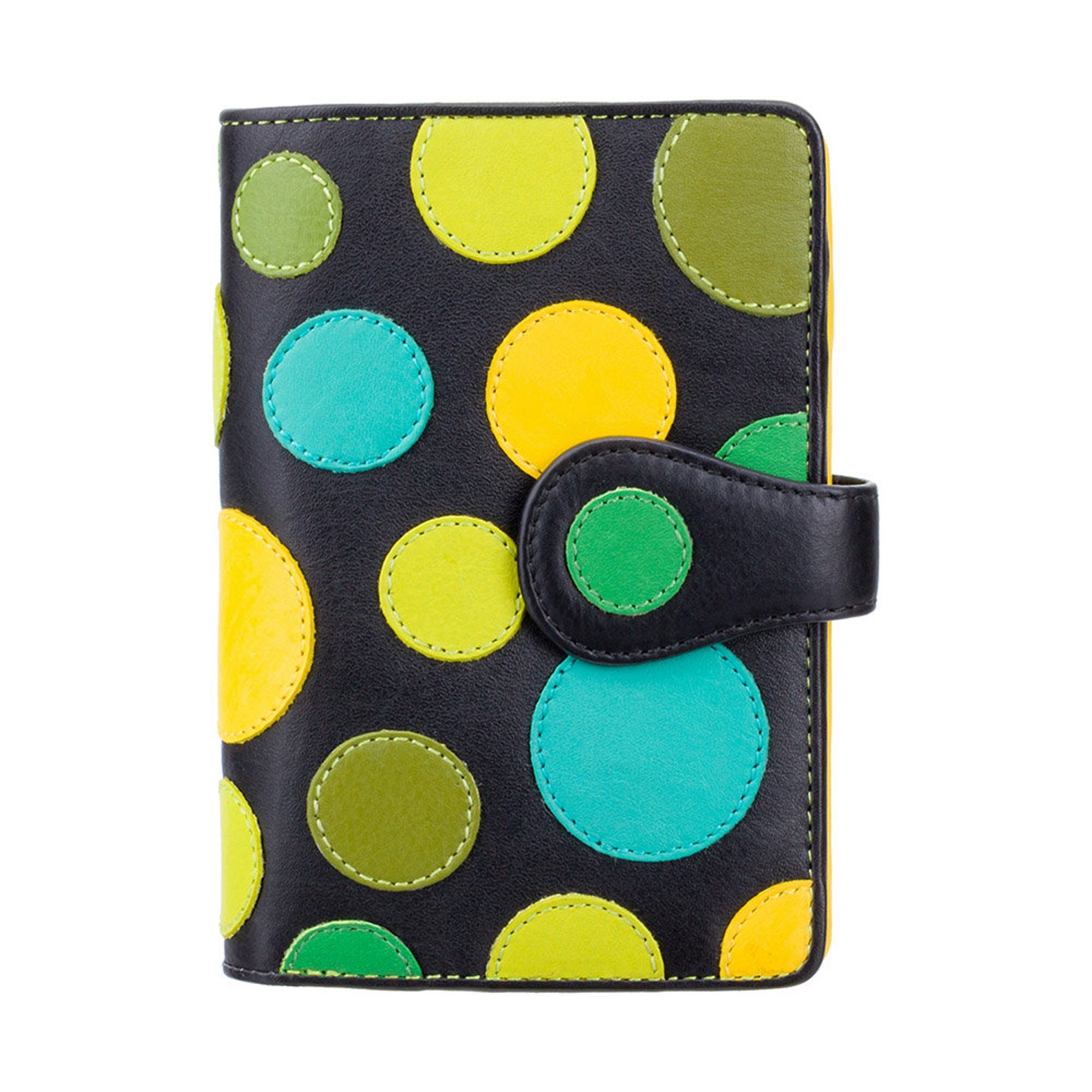 Classic Print Polka Dot Zip Wallet