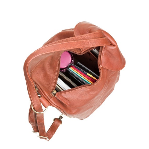 Visconti leather cheap backpack