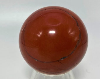 Red Jasper Sphere  35mm - Top Quality - Perfect Round!