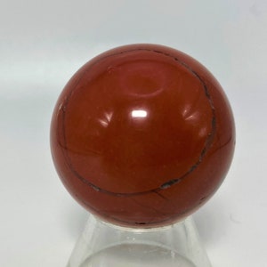 Red Jasper Sphere  35mm - Top Quality - Perfect Round!