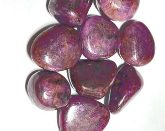 Echte Rubin Trommelsteine Poliert