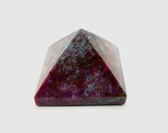 Ruby Kyanite Pyramid - Rare Vintage!
