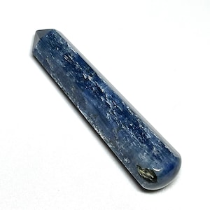 Blue Kyanite Faceted Wand (Six Sided) Tapered, Gorgeous Kyanite Wand.