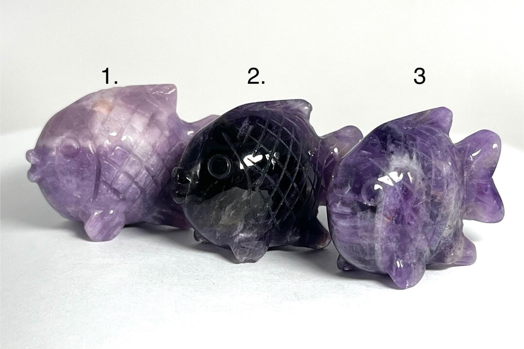 Gorgeous Amethyst Fish - Etsy