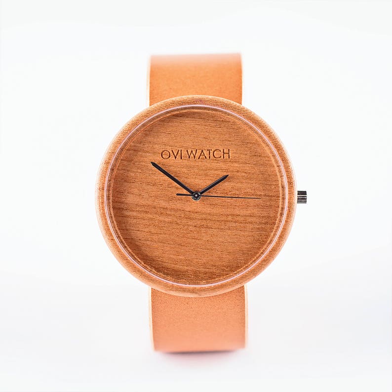 minimalist wood watch